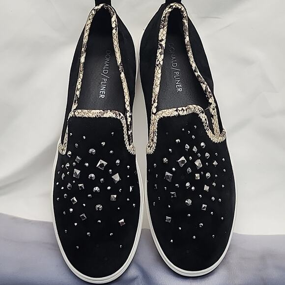 DONALD/PLINER STYLE SANYA BEADED SUEDE/LEATHER UPPERS WOMAN'S 8.5 LOAFERS VGUC - Picture 16 of 16